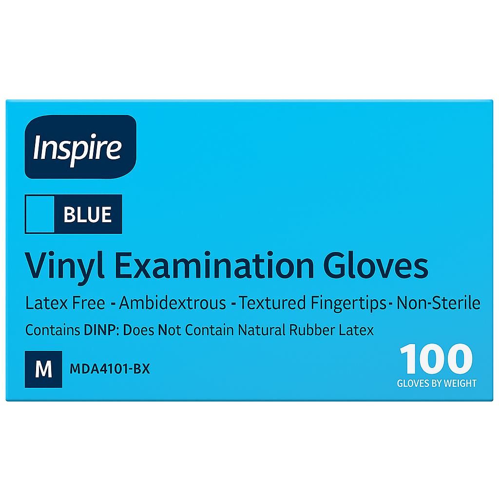 Inspire Latex Free Gloves in Various Sizes