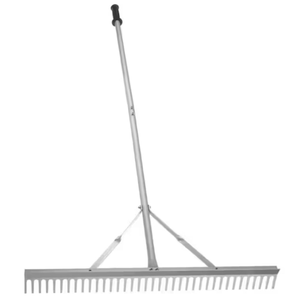 68 in. Aluminum Handle Landscape Rake