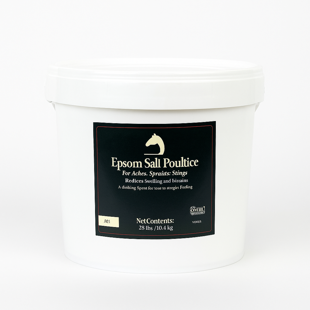 Epsom Salt Poultice 10 lb Pail Perfect for Horses