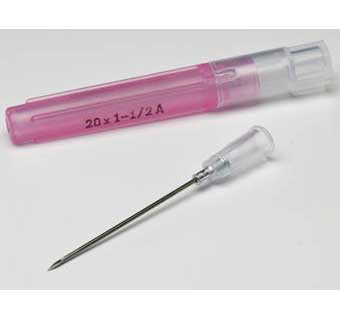 MONOJECT™ VET NEEDLE POLY HUB 21 GAUGE X 1 INCH A - BEVEL 100 COUNT