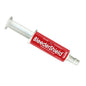 BleederShield product in a red and white tube on a white background