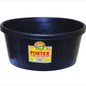 FORTEX-FORTIFLEX UTILITY LIVESTOCK FEEDER 6.5 GAL BLACK RUBBER