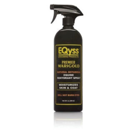 Eqyss Premier Marigold spray bottle on a white background