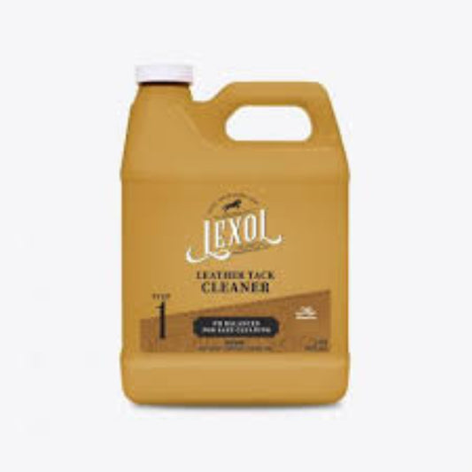 Lexol Leather Tack Cleaner bottle on a white background