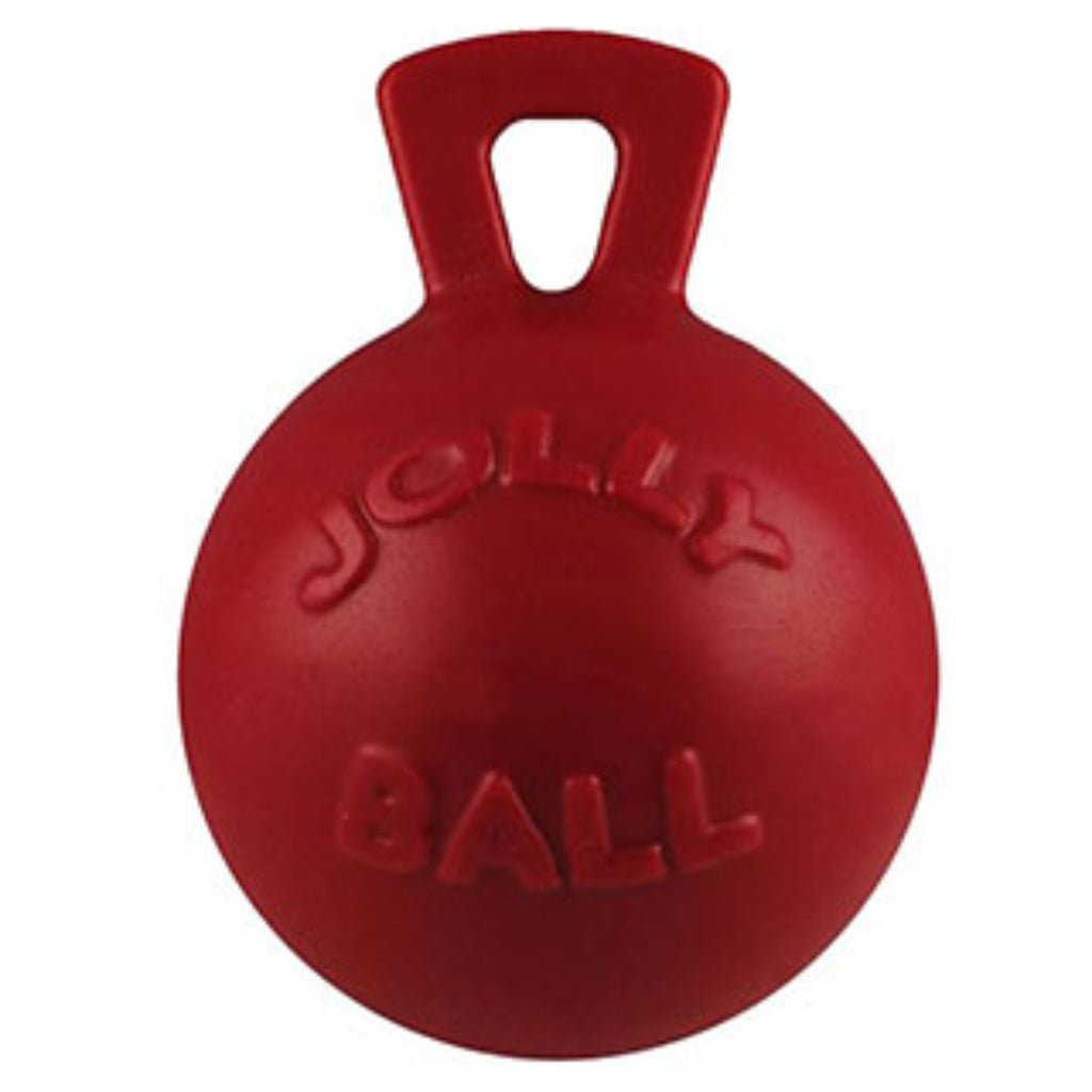 Jolly Pets Tug-n-Toss Equine Jolly Ball 10 In Red