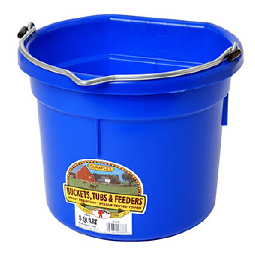 8 Quart Flat Back Bucket