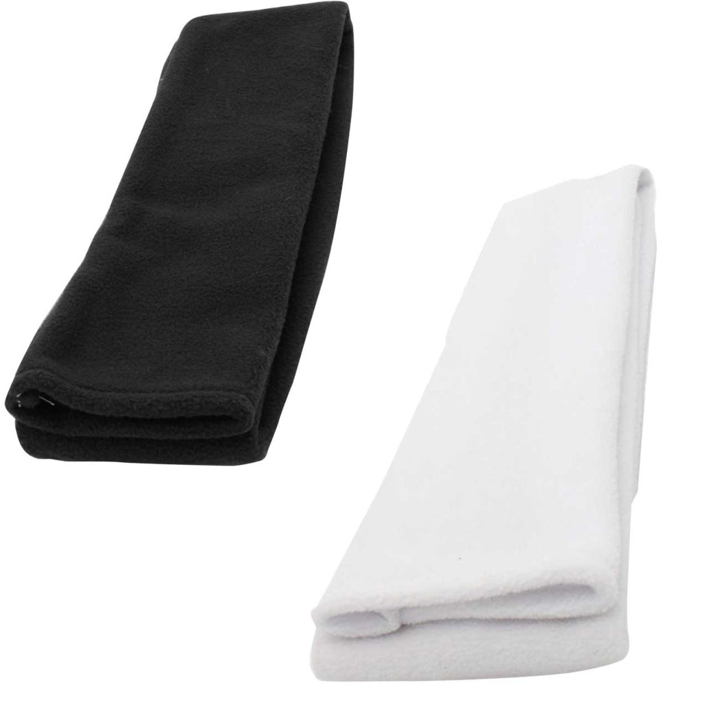 Vac's Polo Girth Covers Black and White