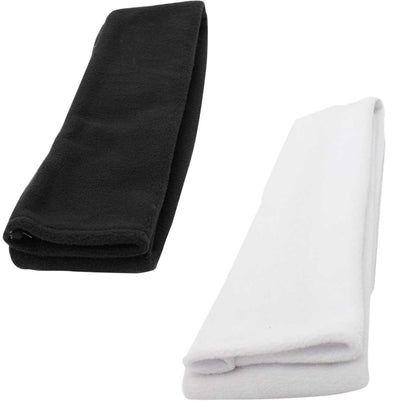 Vac's Polo Girth Covers Black and White